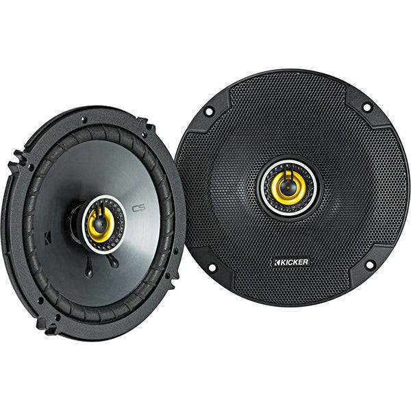 Kicker CS Series 46CSC654 Car Audio 6.5" Coaxial Speakers, 4 Ohm 2 Way 100 W RMS-Car Toys