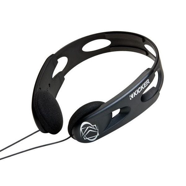 Kicker HP201B Headphones, Designed for Comfort with Adjustable Band, Lightweight-Car Toys