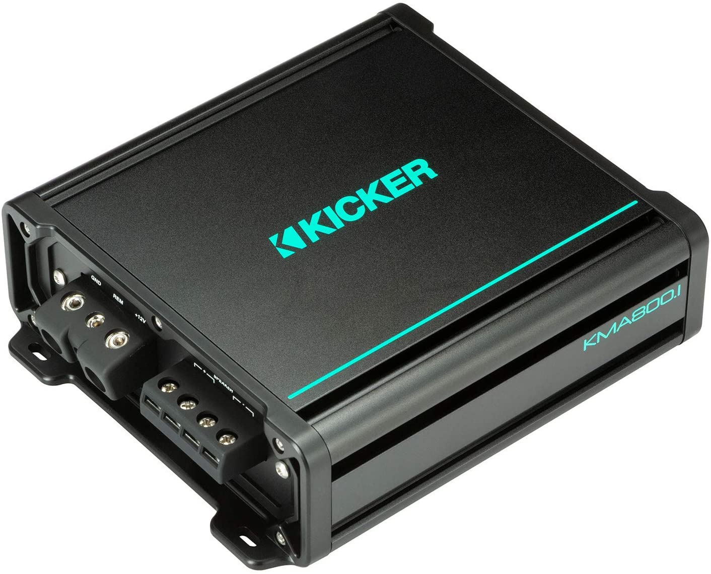 KICKER KMA800.1 Marine RoHS Subwoofer Amplifier, 800 W RMS Boat Audio, 48KMA8001-Car Toys