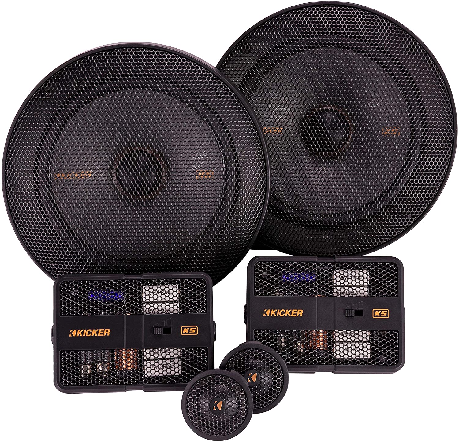 Kicker KSS50 Car Audio 5.25-inch Component Speaker System, 47KSS504, 100 W RMS-Car Toys