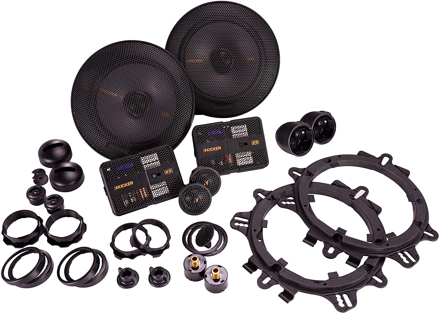 Kicker KSS50 Car Audio 5.25-inch Component Speaker System, 47KSS504, 100 W RMS-Car Toys