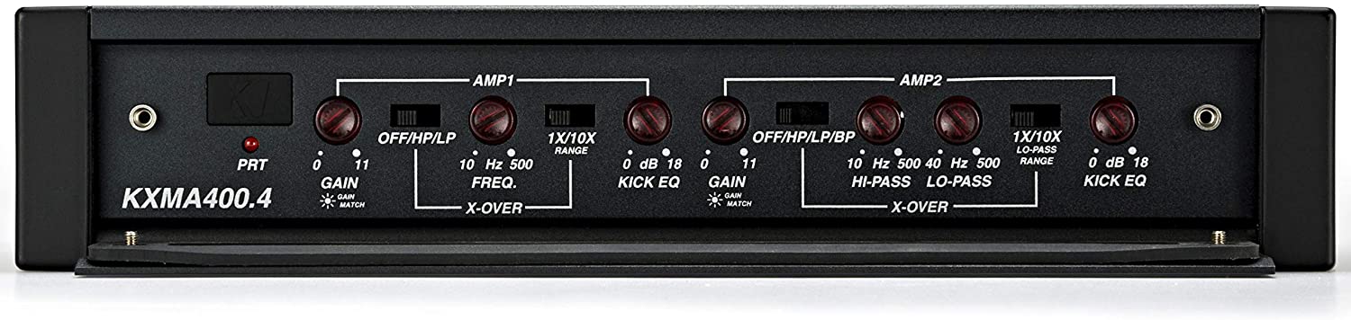 Kicker KXMA4004 KXMA400.4 4x100-Watt 4-Channel Class D Amplifier, REFURBISHED-Car Toys