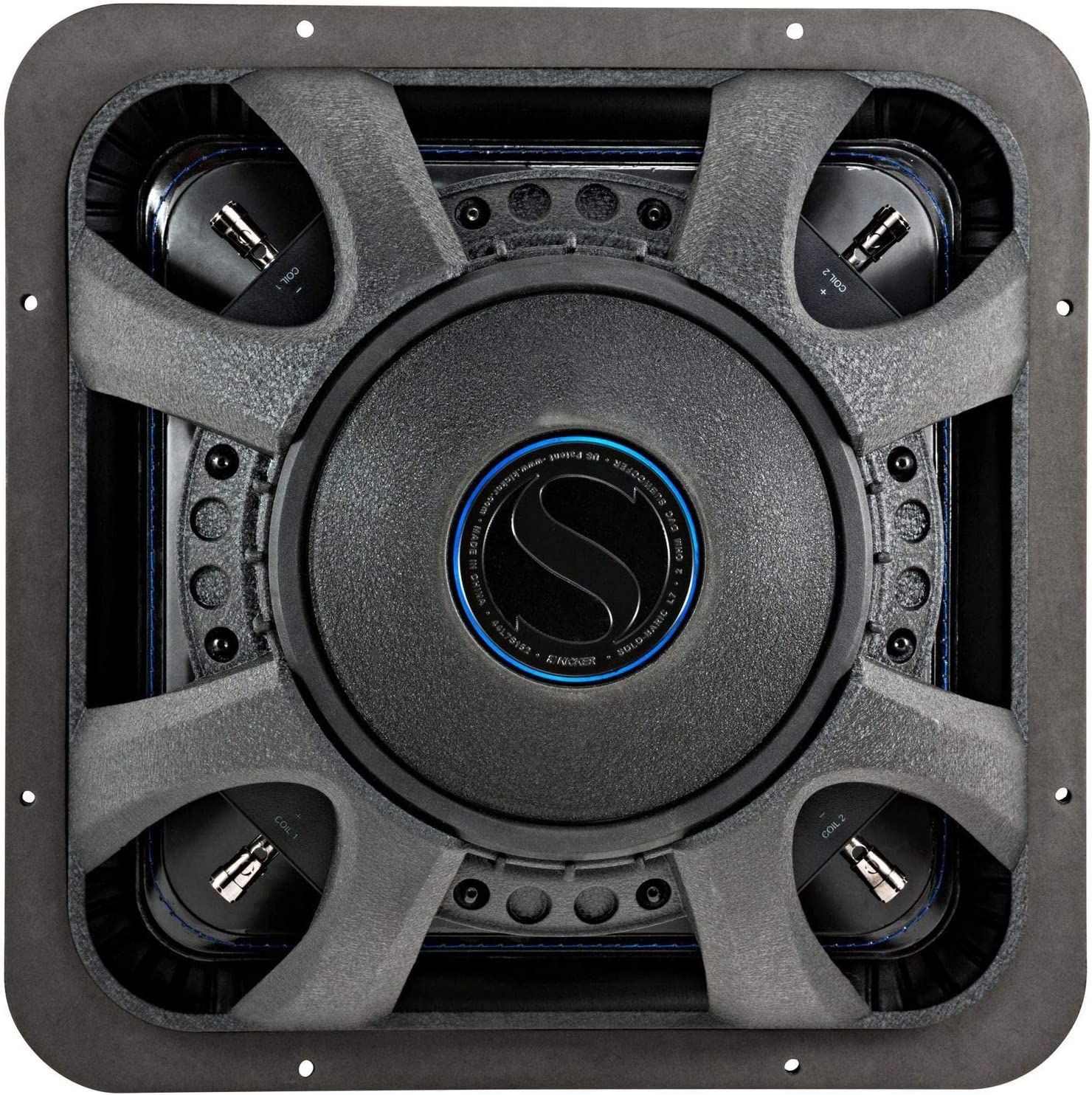 Kicker L7S152 Solo-Baric L7S 15" Car Audio Subwoofer, DVC, 2 Ohm, 1000 Watts RMS-Car Toys