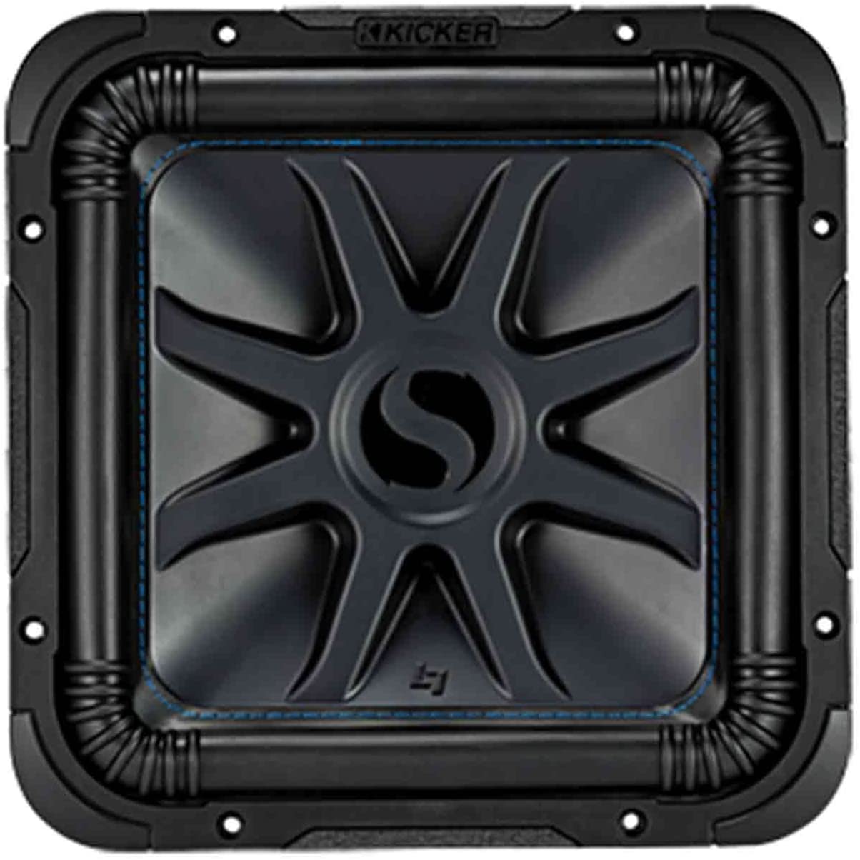 KICKER Solo-Baric L7S Car Audio Subwoofer, 1500 W Max 12" 2 Ohm Square 44L7S122-Car Toys