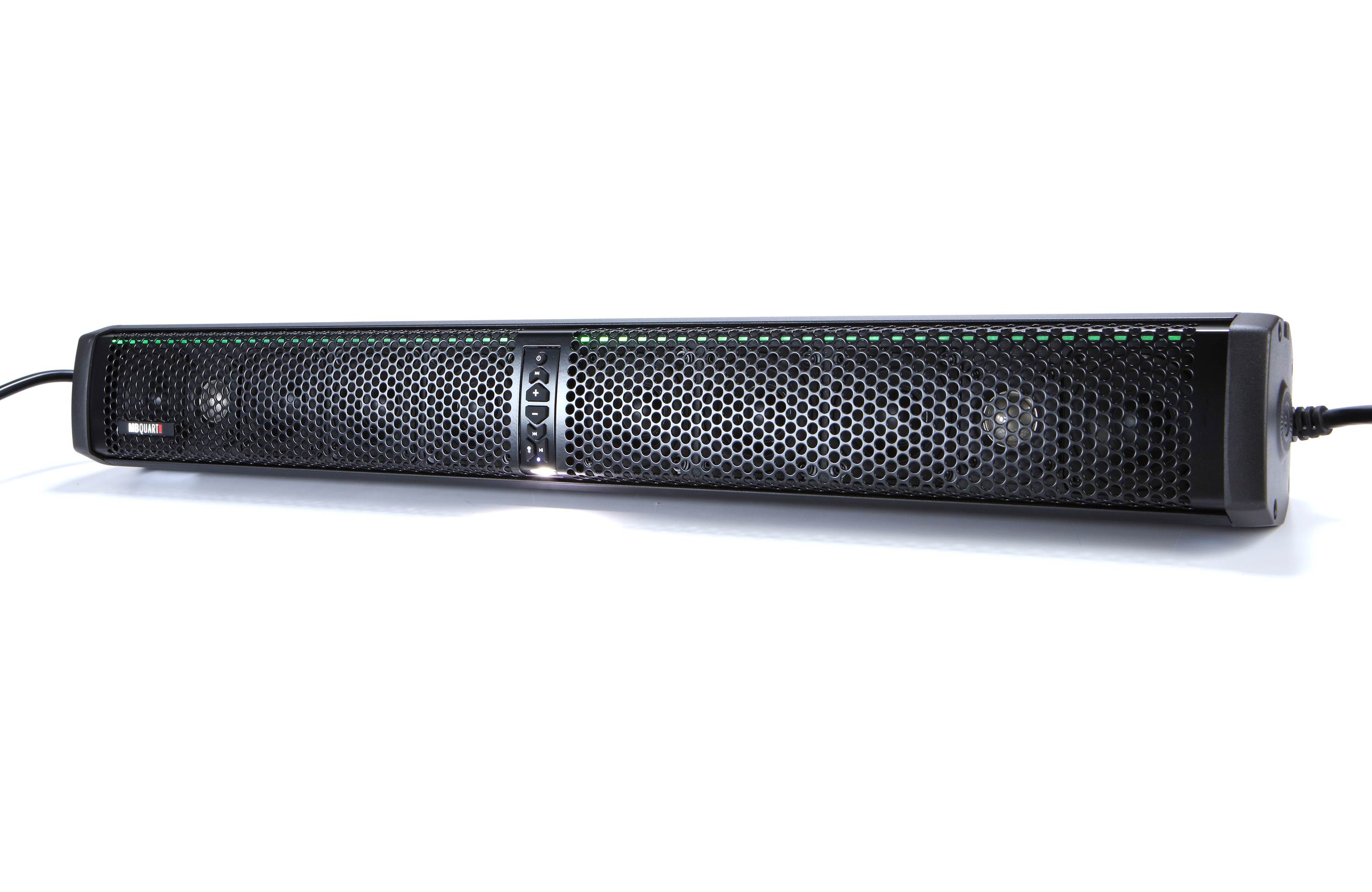 MB Quart Nautic NSB10V1 Amplified 10-Speaker Powersports Soundbar, Bluetooth/LED-Car Toys