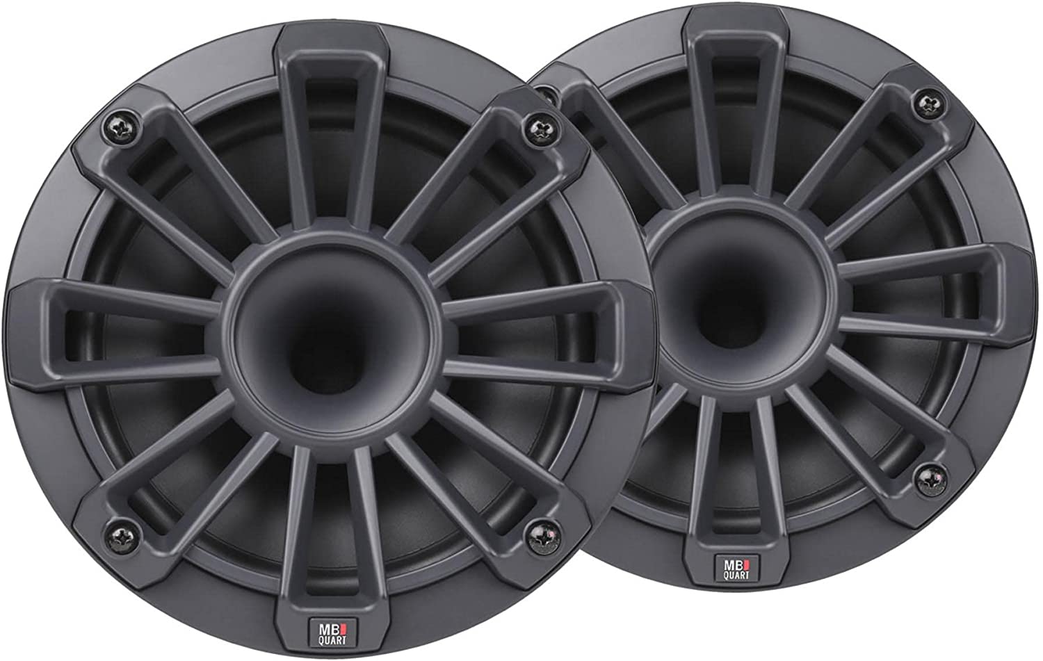 MB Quart NH2-116 Nautic 6.5" 2-Way 150W Marine Compression Horn Speakers IP67 WP-Car Toys