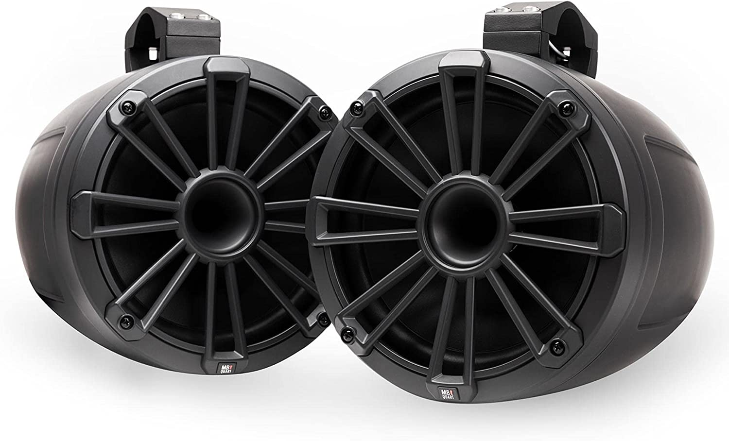 MB Quart NHT2-120 Nautic 8" 180 Watt Marine Compression Horn Wake Tower Speakers-Car Toys