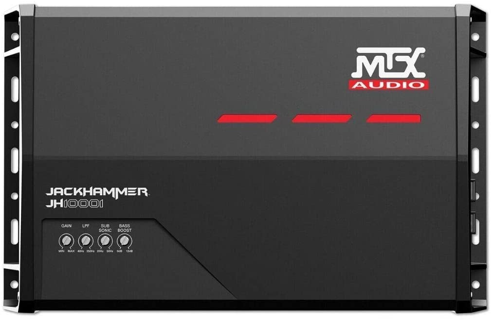 MTX Audio JH10001 Jackhammer Series 1000 W RMS Monoblock Class-D Car Amplifier