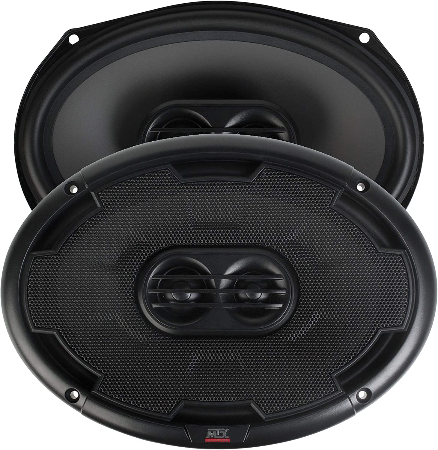 MTX Audio THUNDER693 3-Way Triaxial 6x9" Car Audio Speakers, 4 Ohm, 100 Watt RMS