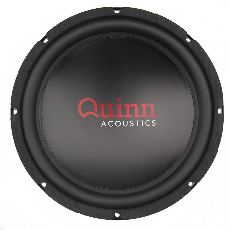 Quinn Acoustics Q12S4 Booming Bass Car Audio Subwoofer, 4 Ohm, 500 Watts Power