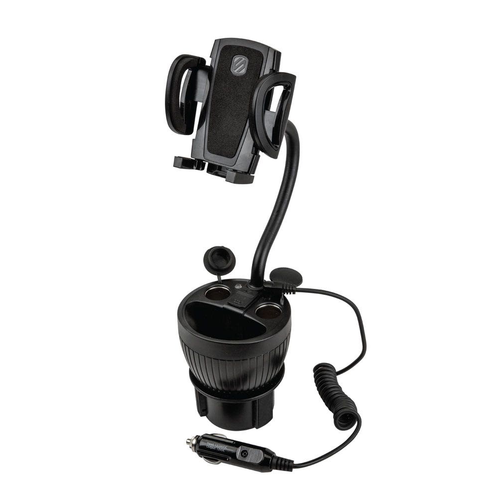 Scosche UH2PCUP PowerHub Cup-Holder Phone Mount and Charging Hub