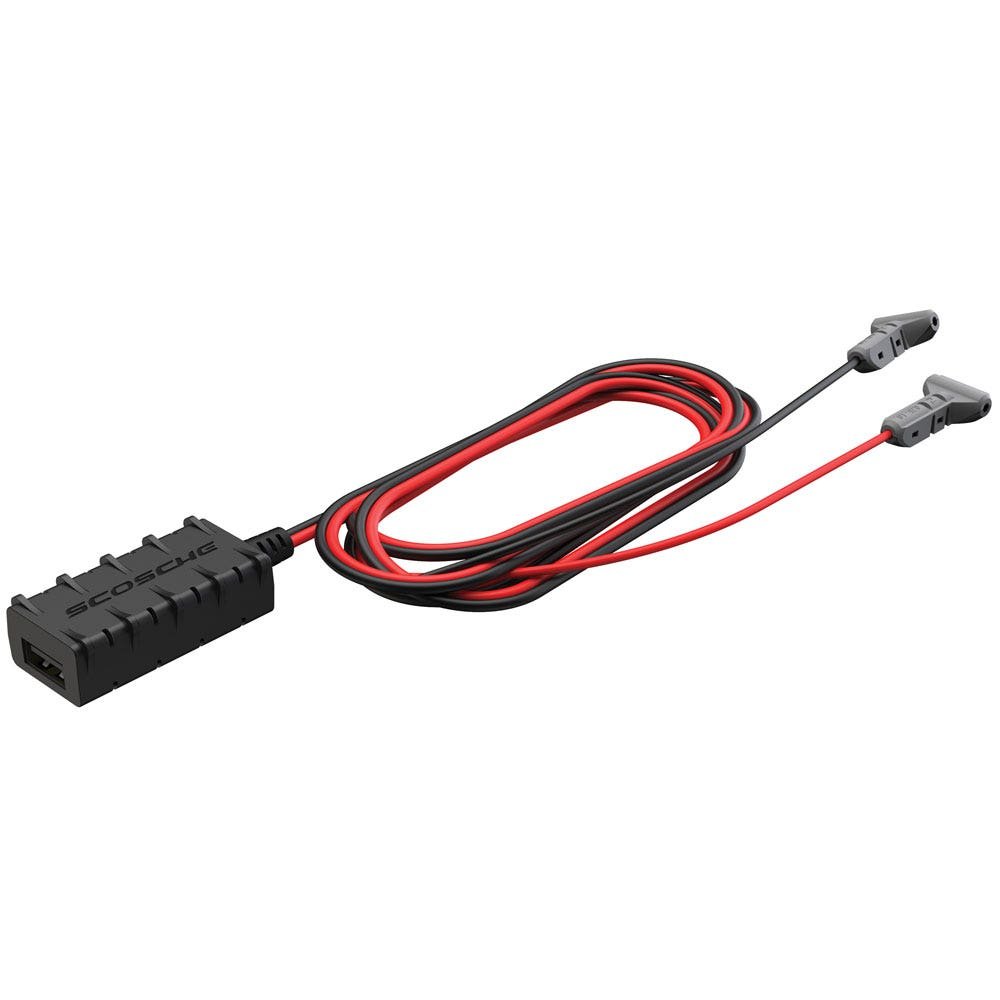 Scosche UHWK-SP1 Universal 5.ft USB Hard Wire Kit with USB-A and Quick Connectors