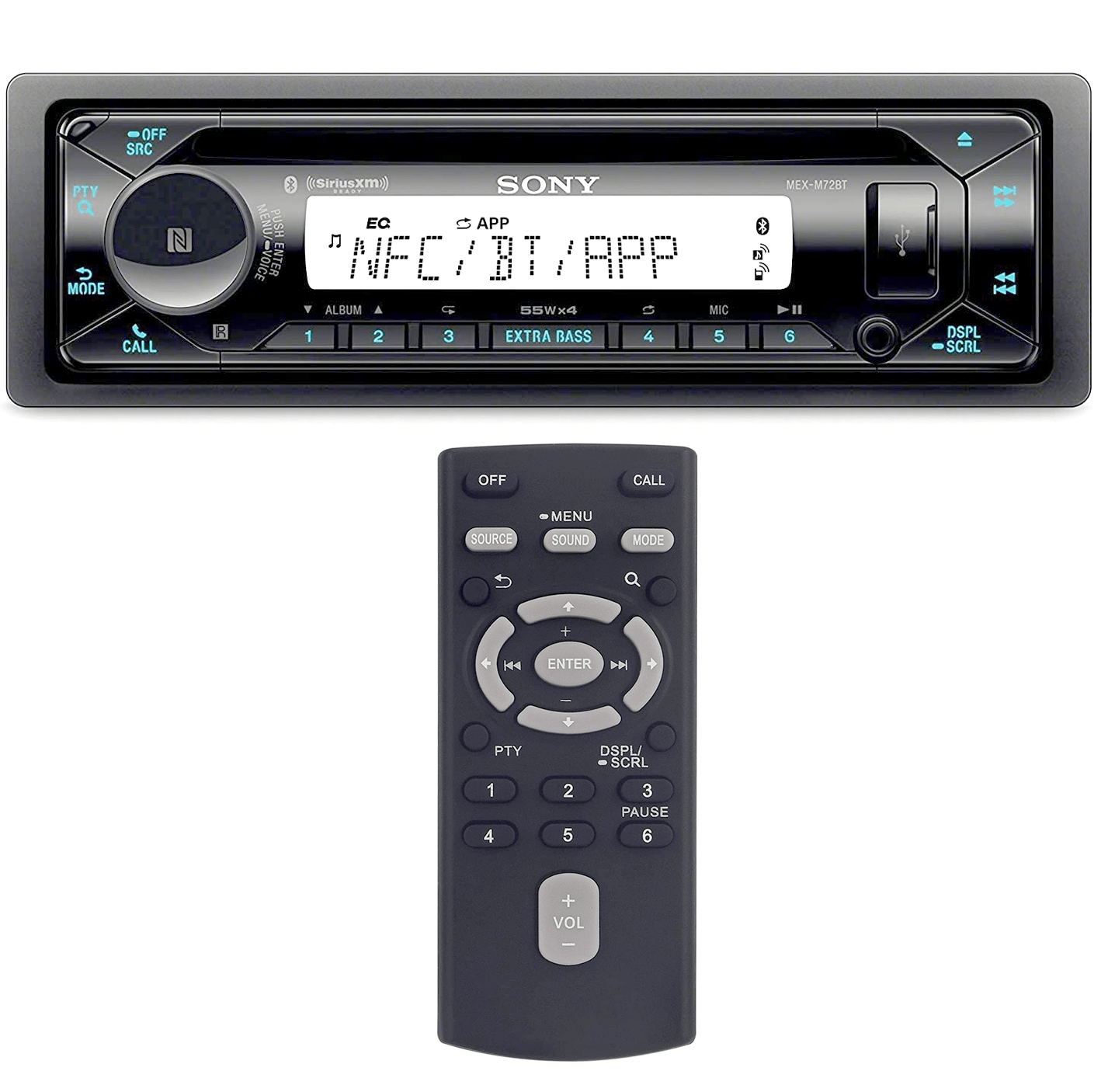 Sony MEX-M72BT Remote