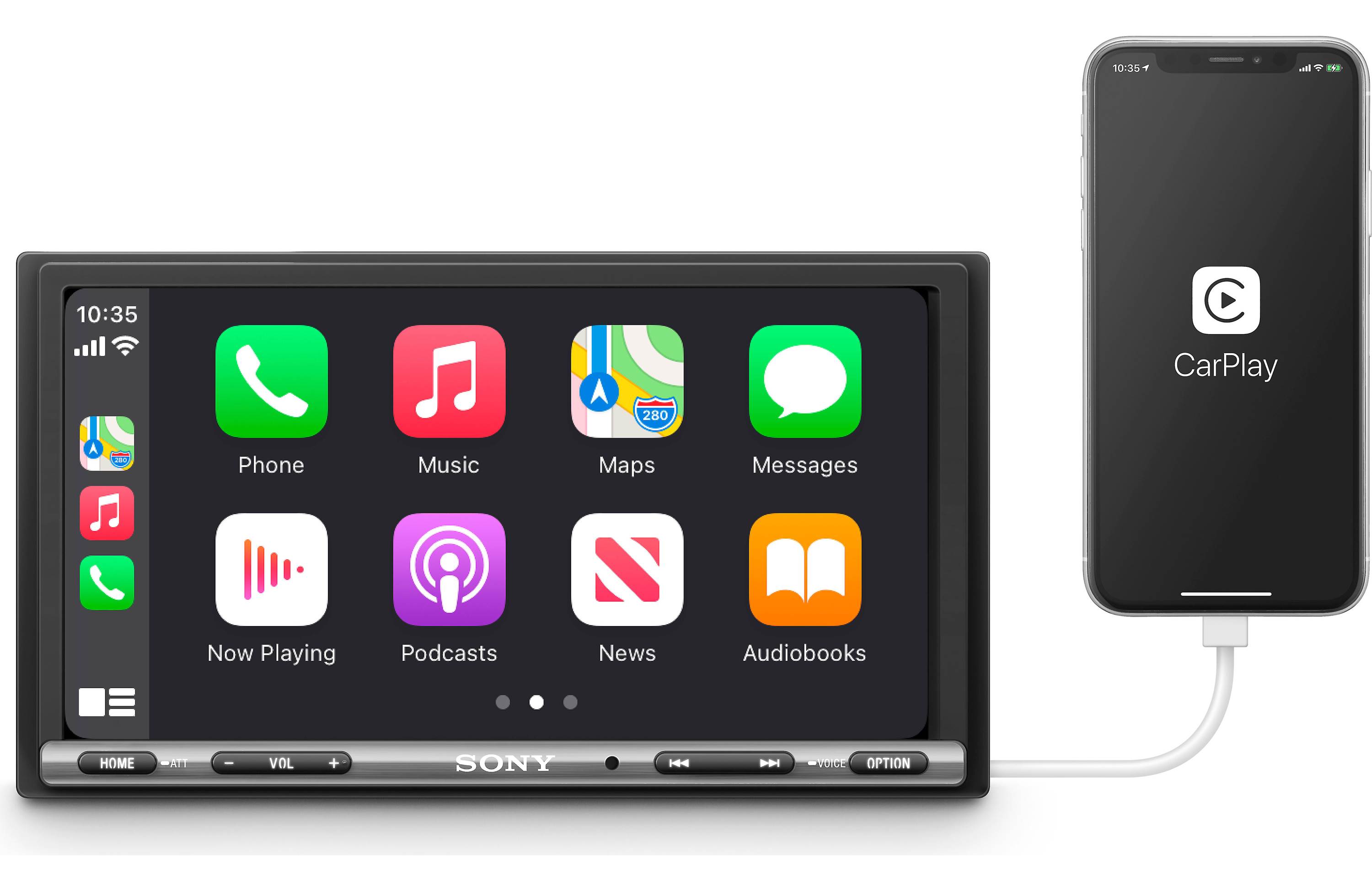 sony-xav-ax3200-695-media-receiver-with-apple-carplay-and-android-auto-418068