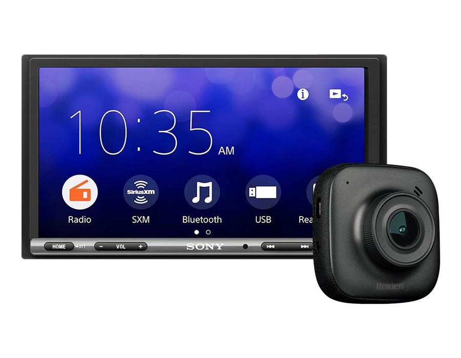 Sony XAV-AX3200 Digital Media Player and Dash Cam Bundle