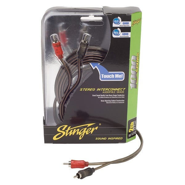 Stinger SI12YF 1000 Series 1 Male to 2 Female RCA Y Adapter