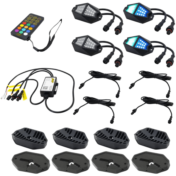 Stinger SPXDK4 4-Way Expandable Dynamic RGB Rock Light Kit