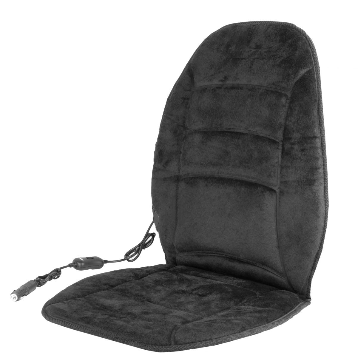 Wagan IN9448 Deluxe Velour Heated Seat Cushion