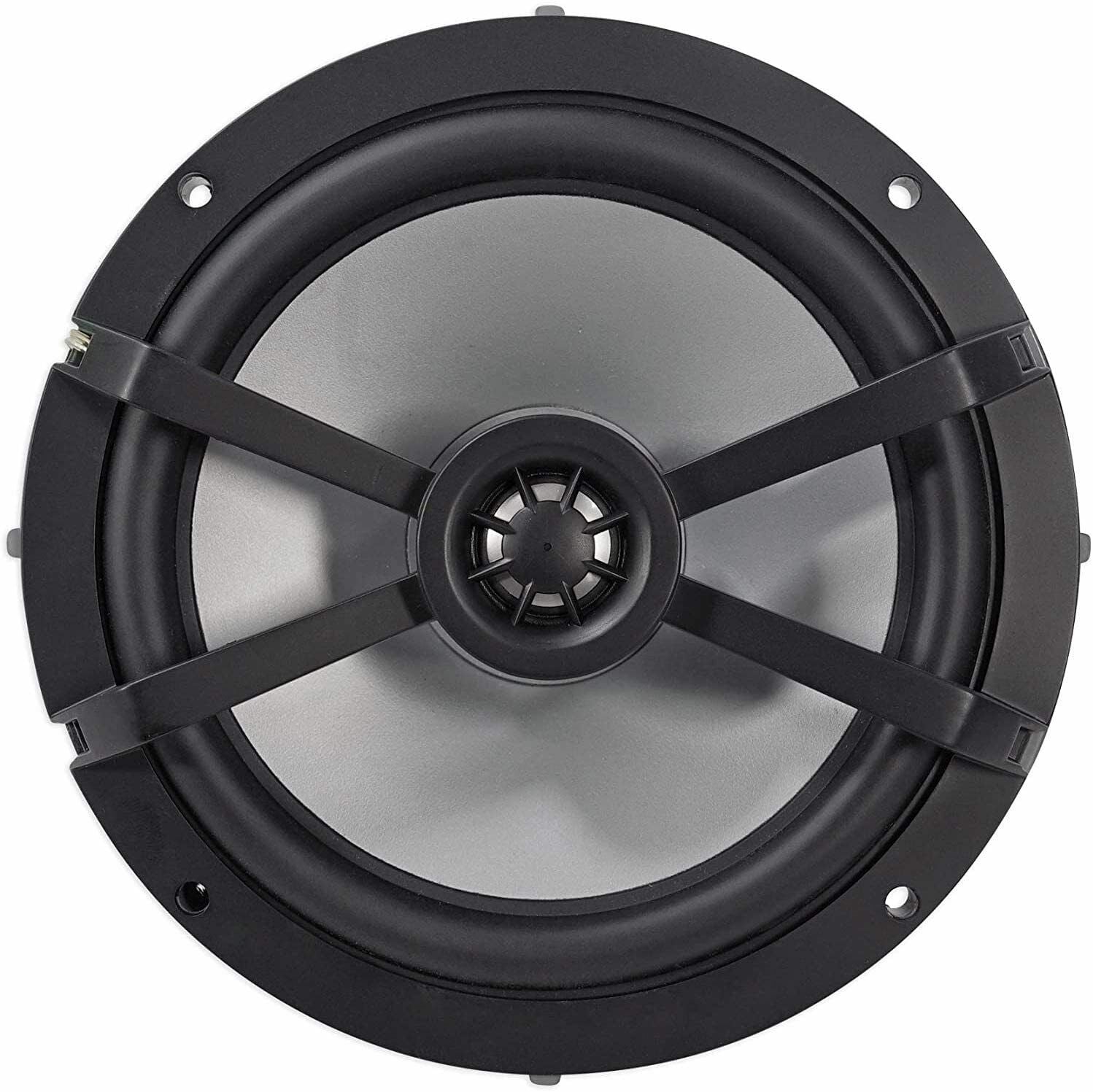 Kicker 45KM654 6.5" Marine Coaxial Speakers w/Black & White Grilles-Car Toys