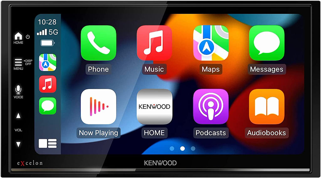 Kenwood DDX5707S Double Din DVD Car Stereo with Apple Carplay and Android  Auto, 6.8 Inch Touchscreen, Bluetooth, Backup Camera Input, Subwoofer Out,  USB Port, A/V Input, FM/AM Car Radio